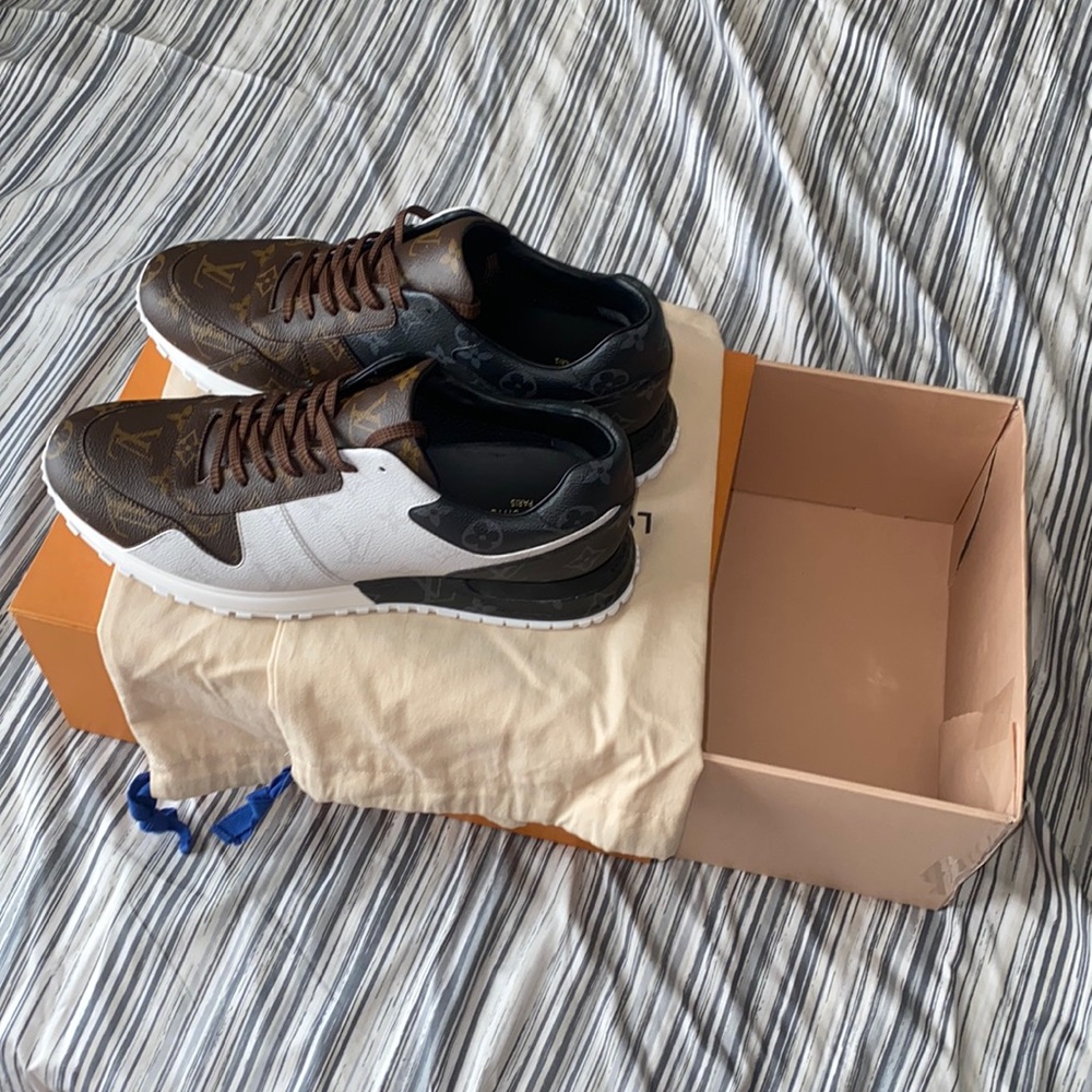 Louis Vuitton Run Away Sneakers size 11 only worn once still in great condition!